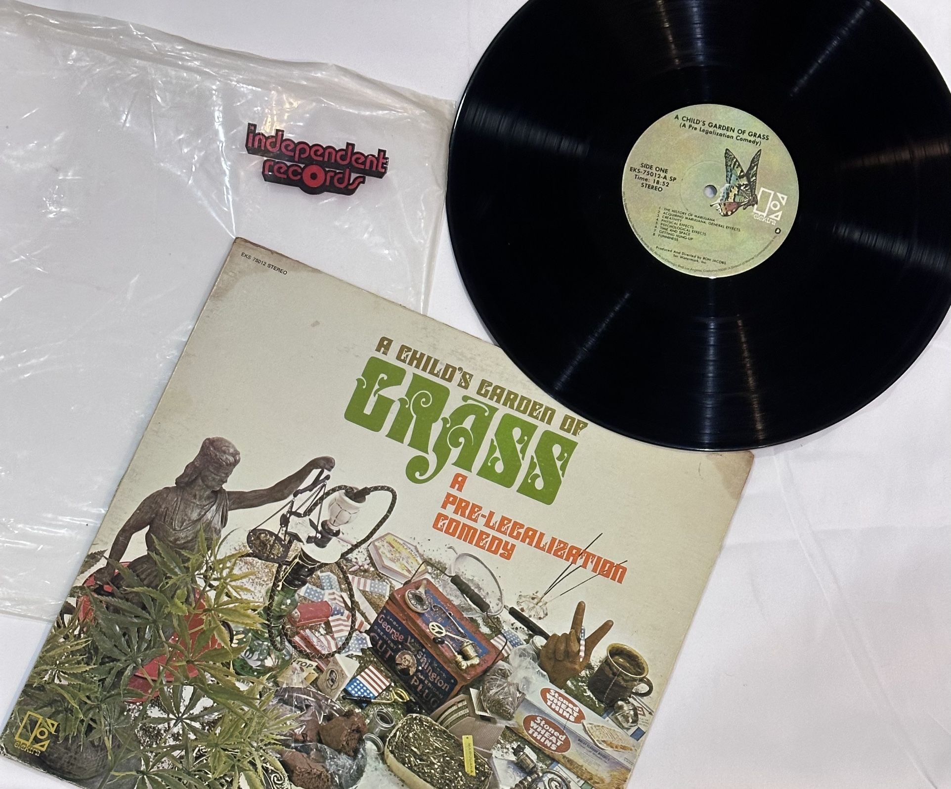 A Child’s Garden Of Grass Vinyl Record Album Vintage 1971 W Case & Plastic