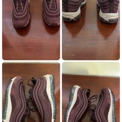 Nike Air Max 97 Burgundy Crush Athletic Shoes (AV8198-600) Women's Size 9
