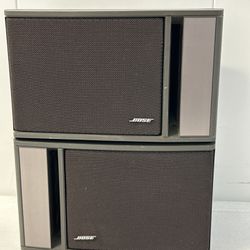 Pair Of Bose Model 141 Speakers Bookshelf Good Tested Working Preowned Condition