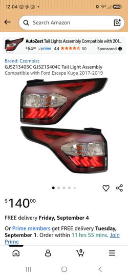 Ford  scape  Taillights