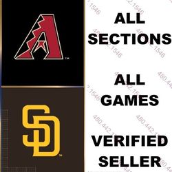 VIP, Lower Level, Lounge, Club Tickets - Diamondbacks vs Padres + Father's Day