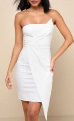 Lulus Strapless Mini Dress (New)