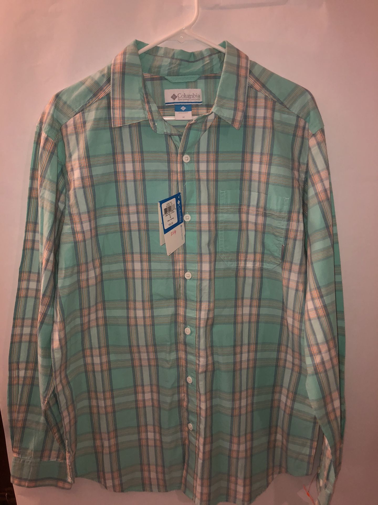 Columbia Men Long Sleeve Shirt Size M