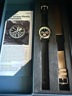 Vaer RS1 Racing Chronograph Watch Panda