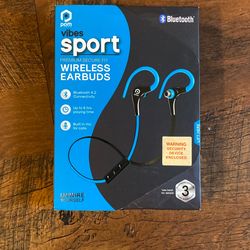Brand new Pom Gear wireless earbuds