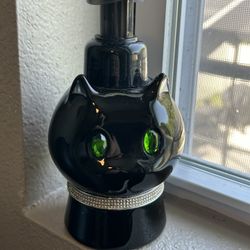 Black Cat Soap Dispenser 