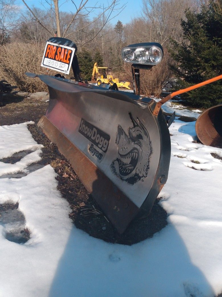 2 Snow Plows Western Ultra Mount N SnowDogg Stainless