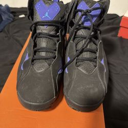 Jordan True Flight Black Blue Lagoon Sz 10.5 M