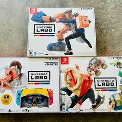 Nintendo Switch Labo Set 2,3 & 4