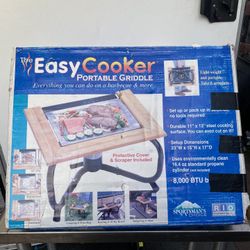 The Easy Cooker Portable Griddle Sportsman’s Choice more Model PG101CB-01