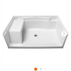 Sterling Accord 36"L x 60"W Alcove Single Threshold Shower Base