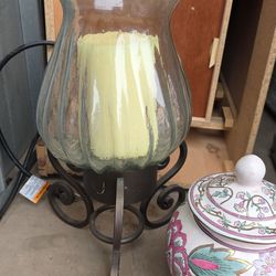 Large Candle Holder with Base