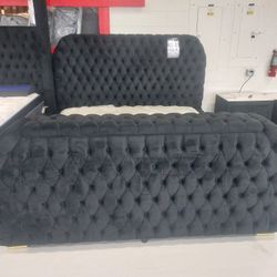 Natalia Black BedFrame 