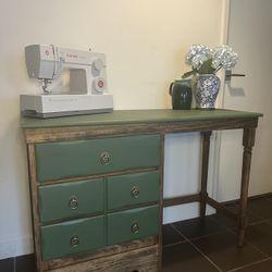 Vintage Reclaimed Sewing Table