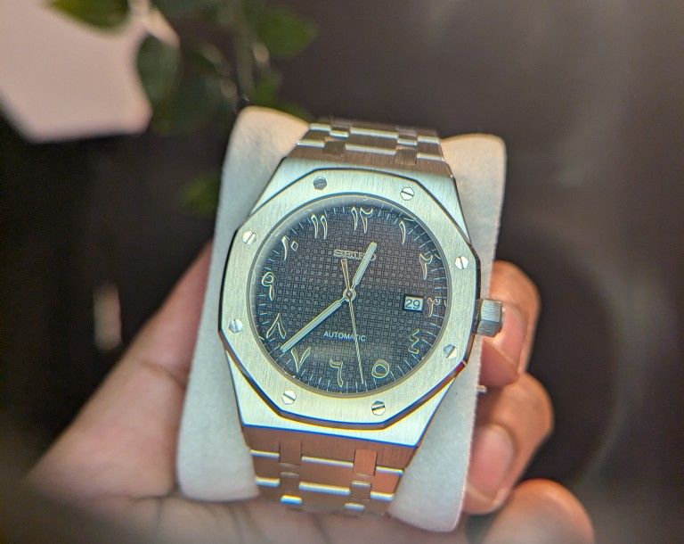 Silver AP Royal Oak Seiko Mod