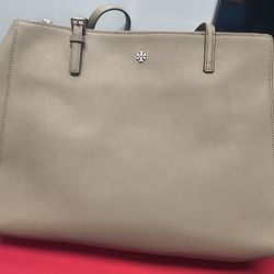 !!NEW!! TORY BRUNCH LEATHER DOUBLE ZIP TOTE