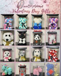 Valentine’s Day Gifts – Handmade Floral Bears & Plushies