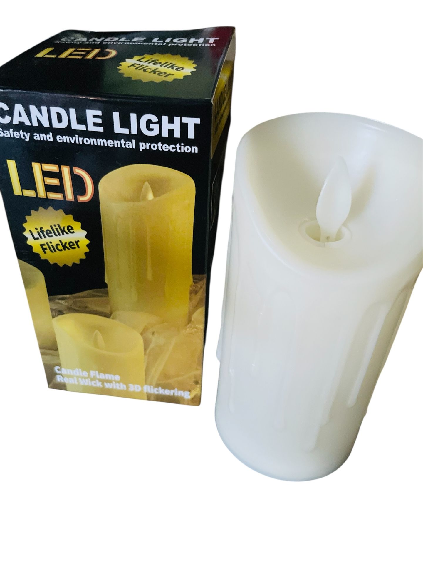 LED Lifelike Flicker Candle Light NEW!! NIB