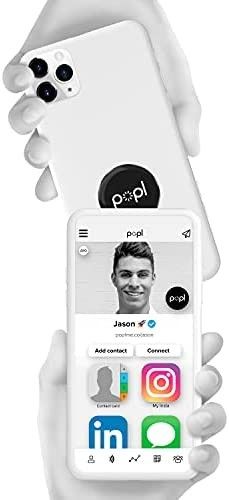 Popl Digital Business Card - Smart NFC Sticker - Instantly Share Contact Information, Social Networks, Payments, Applications and More -