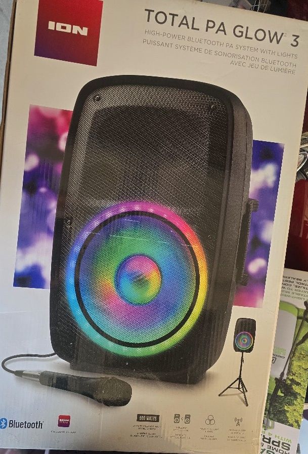 ION Total PA Glow 3 Karoake Speaker