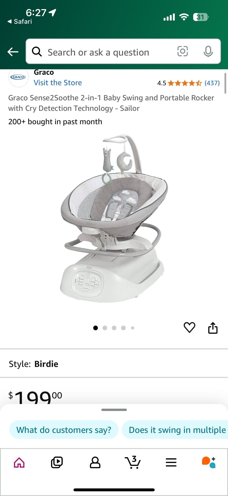 Baby Swing Graco
