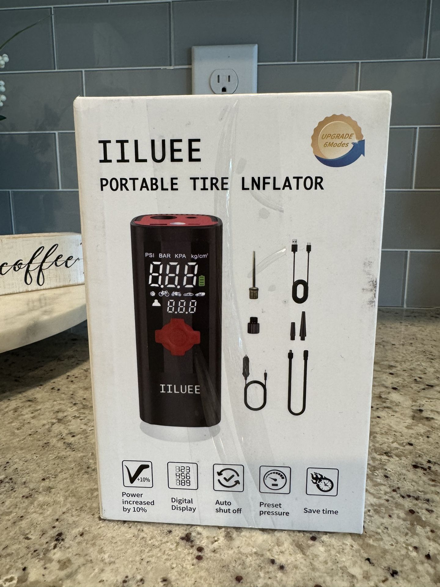 IILUEE Portable Air Compressor