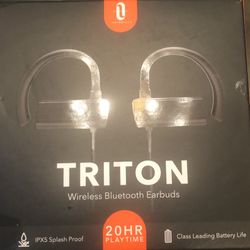 Triton Bluetooth Wireless In-Ear Headphones - New!