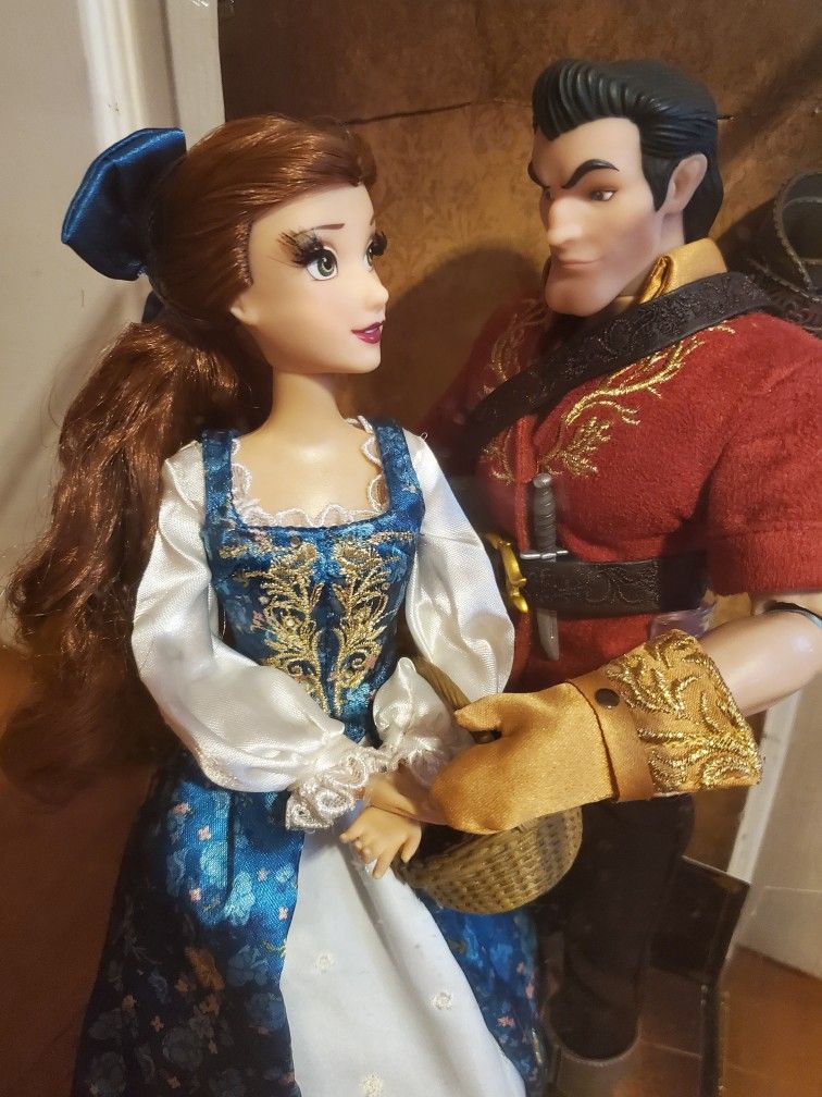 Belle And Gaston Dolls