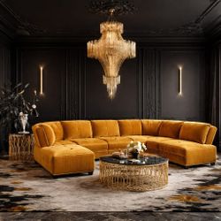 Big Orange Sofa - New in 3 Boxes 📦 To Premiere 