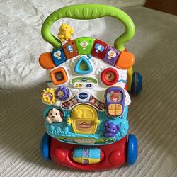 VTech Stroll & Discover Activity Walker 2 -in-1 Unisex Baby & Toddler Toy