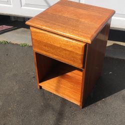 Mid century nightstand, USA end table