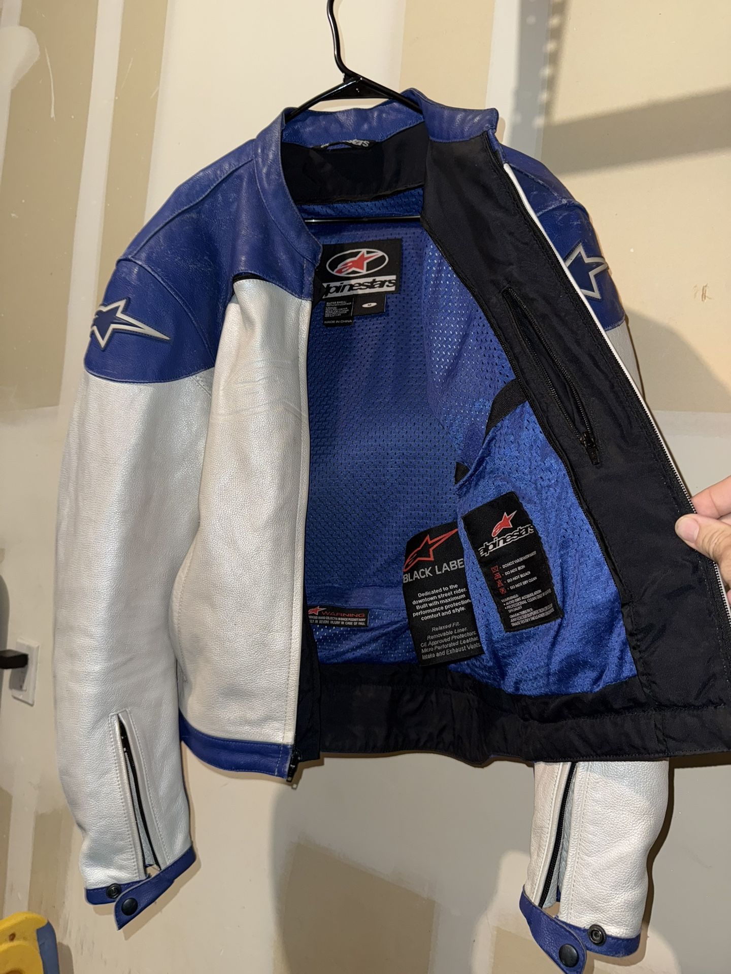 Alpine Star Armored Leather Motorcycle Jacket