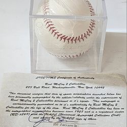 Signed Jon M. Baseball 