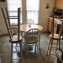 36 Inch Dining Set And Bar Stools  UPDATED 