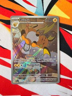 Pokemon card , Raichu