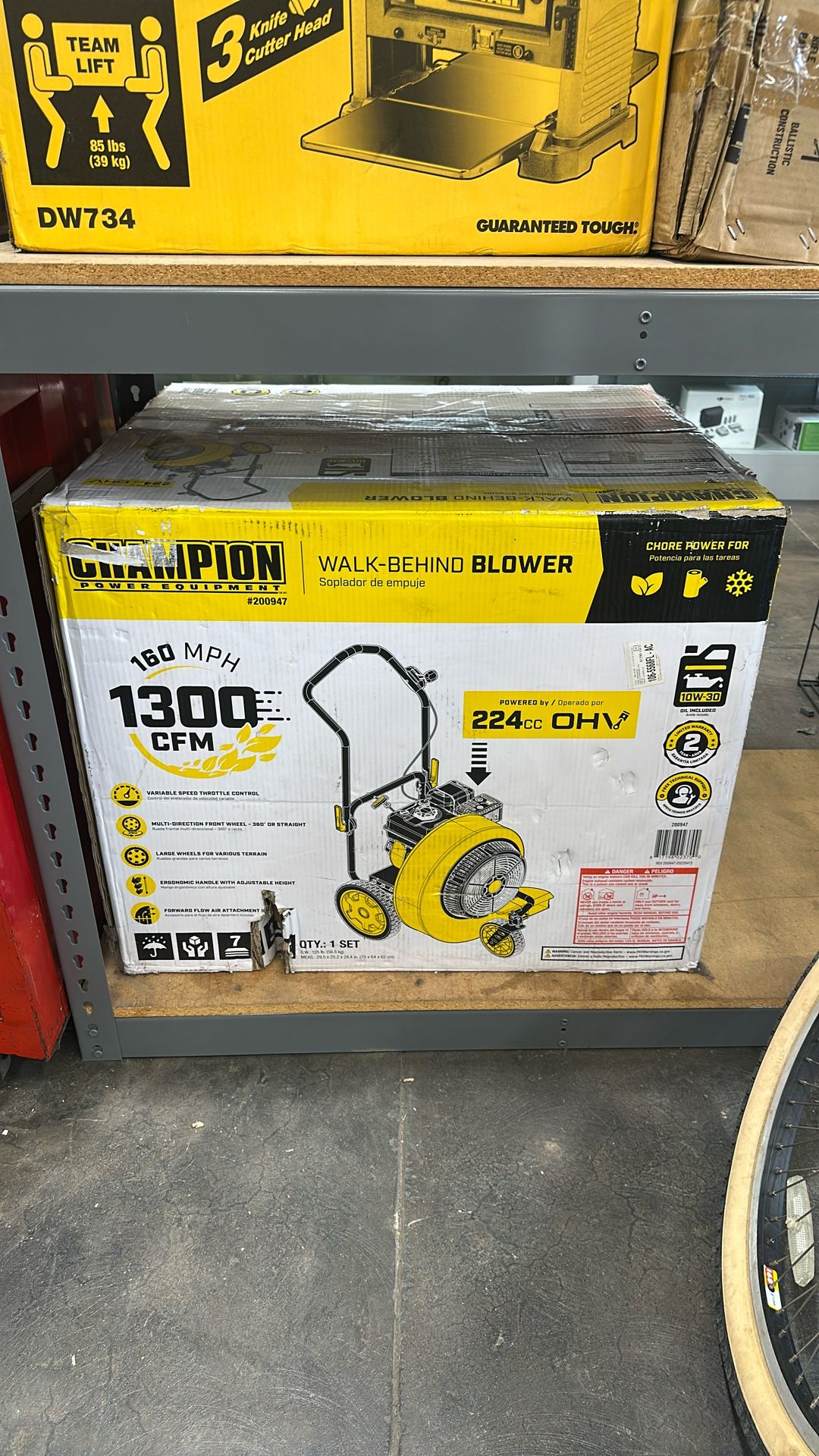 CHAMPION Walk Behind Blower