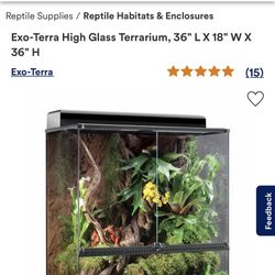 Exo Terra Paludarium Vivarium With Giant Day  Pair