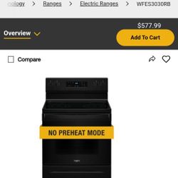 NEW! Whirlpool Range 