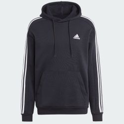 adidas unisex Essentials Fleece 3-Stripes Hoodie size XS 