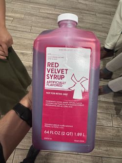 Red velvet syrup