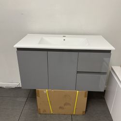 SALE ~ Modern Floating Bathroom Vanity - 36 inches