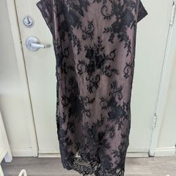 Pre-owned Divided Elegant Lace Dress Size,14