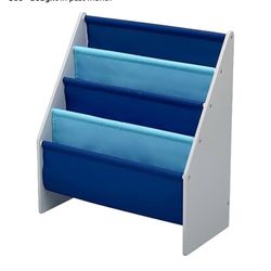 Two kids book display shelves 