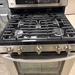 LG 5 burner gas range 30” stainless steel 