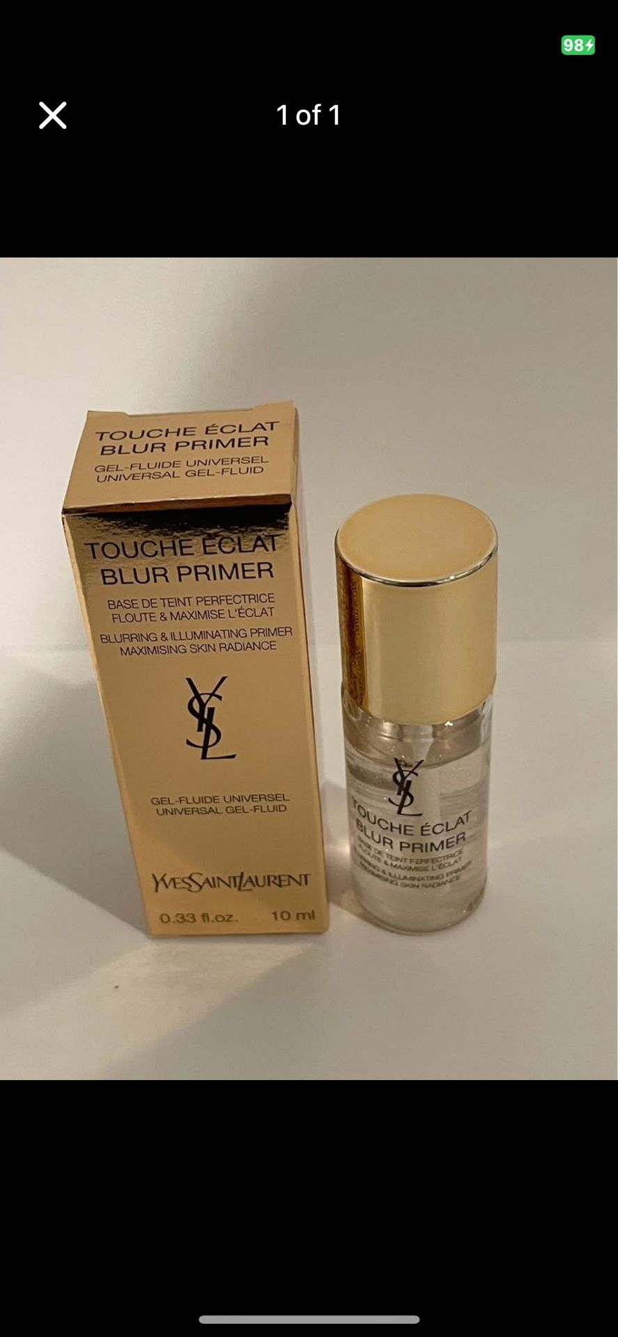 Brand New YSL Touche Eclat Blur Face Primer 10ml