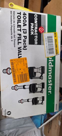 Fluidmaster 400A Toilet Fill Valve 3-Pack