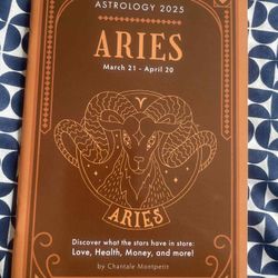 New Astrology 2025 Aries Paperback Book