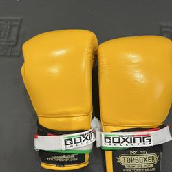 TopBoxer Win1 Lace Up Boxing Gloves
