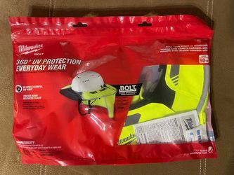 Milwaukee Bolt Tinted Brim Yellow High Visibility Visor