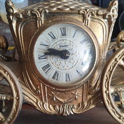 Vintage Gold Gilt Clock